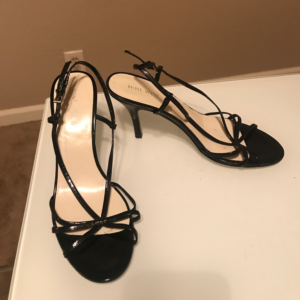Nine West black heels size 6.5